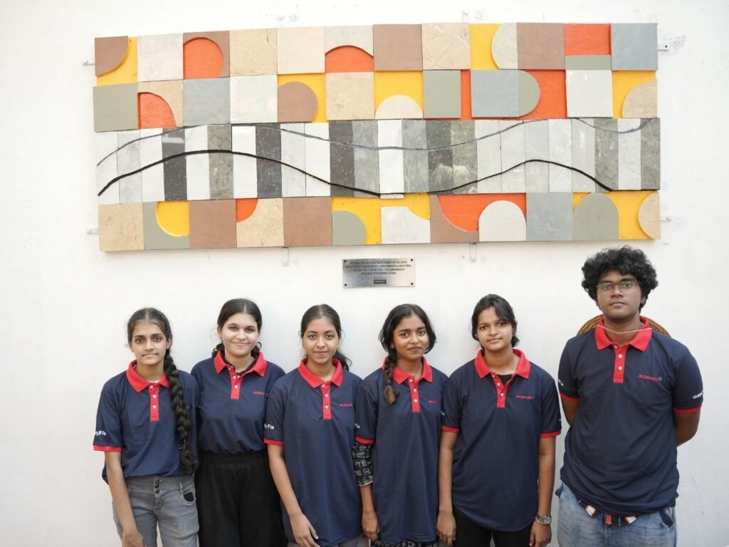 “Transforming Broken tile into Style”, Somany Ceramics collaborates with College of Architecture Trivandrum on National Tiles Day - Press Release - PNN Digital “Transforming Broken tile into Style”, Somany Ceramics collaborates with College of Architecture Trivandrum on National Tiles Day - Trivandrum(Kerala) , February 24: Somany Ceramics Ltd., a leading name in the tile industry, on National Tiles Day 23rd February 2024, collaborated with the students of College of Architecture Trivandrum to spotlight the artistic potential inherent in waste tiles and to promote sustainability in design. “Transforming broken tile into Style”, showcase the creative potential of broken tiles by repurposing them into stunning mosaics. It promotes the mindset of sustainability in design and aims at waste reduction. Over 20 skilled architecture students utilized their creativity and expertise to repurpose waste tiles into a stunning piece of art measuring approximately 8 by 10 feet in height, which was installed within the College campus. - PNN Digital